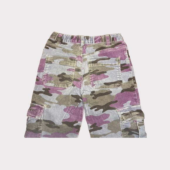 Mini Boden Purple & Gray Camo Cord Pants - Picture 4 of 4